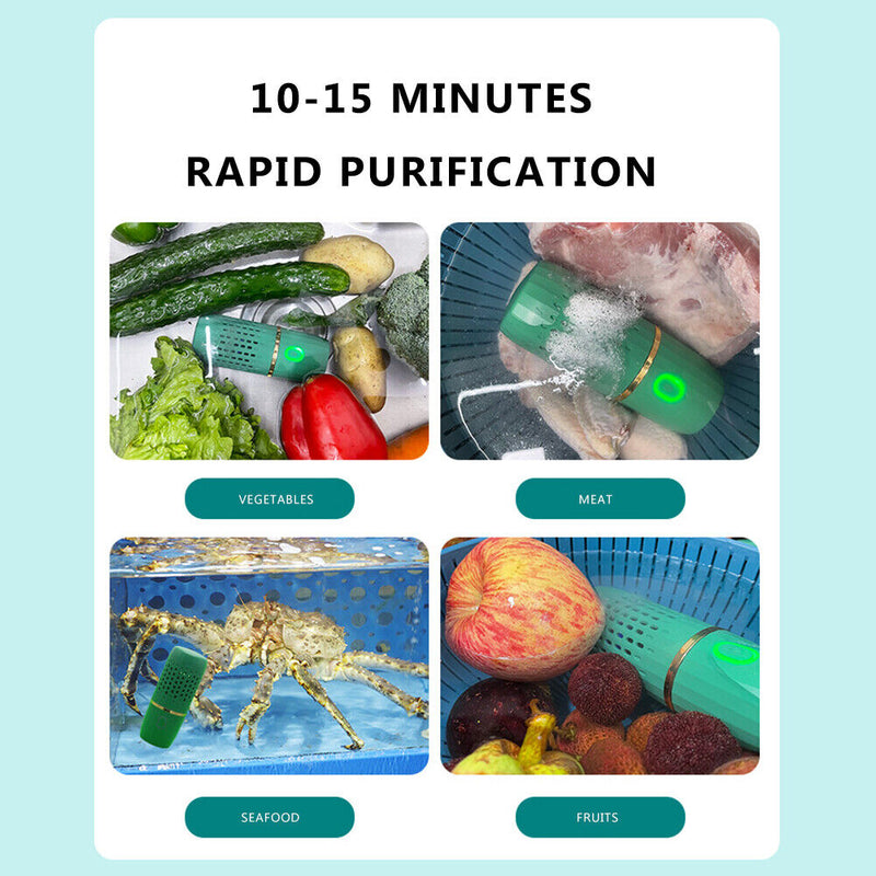 Portable Fruit Vegetable Washer USB Remove Residue from Cleaners