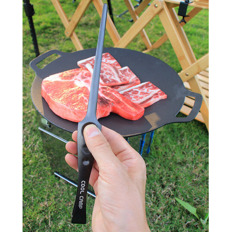 #A Household Outdoor BBQ Tongs Food Clip Stainless Steel Tool Churrasco BBQ Twee