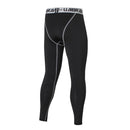 Men Sports Running Leggings Basketball Elastic Quick Dry Gym Pants (2XL)