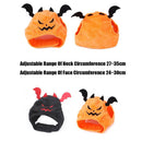 Cartoon Cats/Dogs Adjustable 2pcs Pet Bat Hat Bat Headgear Dress Up Halloween