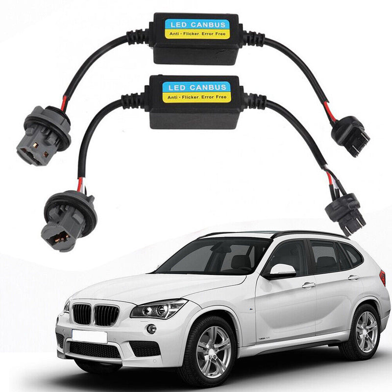 1 Pair T20 7443 LED Turn Signal Brake Light Canbus Anti Flicker Resistor Newly