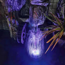 Solar Waterfall Fountain Pool Fish Pond Water Pump Outdoor Garden Decor (C)