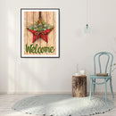 5D DIY Full Drill Round Shape Five-pointed Star Rhinestone Diamond Drawing Ki