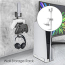 Game Controller Wall Hanger Holder for PS5 PS4 Xbox Switch Headset (White) Newly