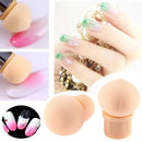 Powlance Nail Pen Art Brush Tool Set 6pcs Double Head Rhinestone Sponge Dual E