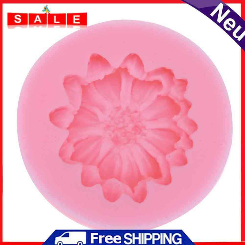 Lily Peony Mold Silicone Mold Soap Fondant Chocolate Molds Candy KUC