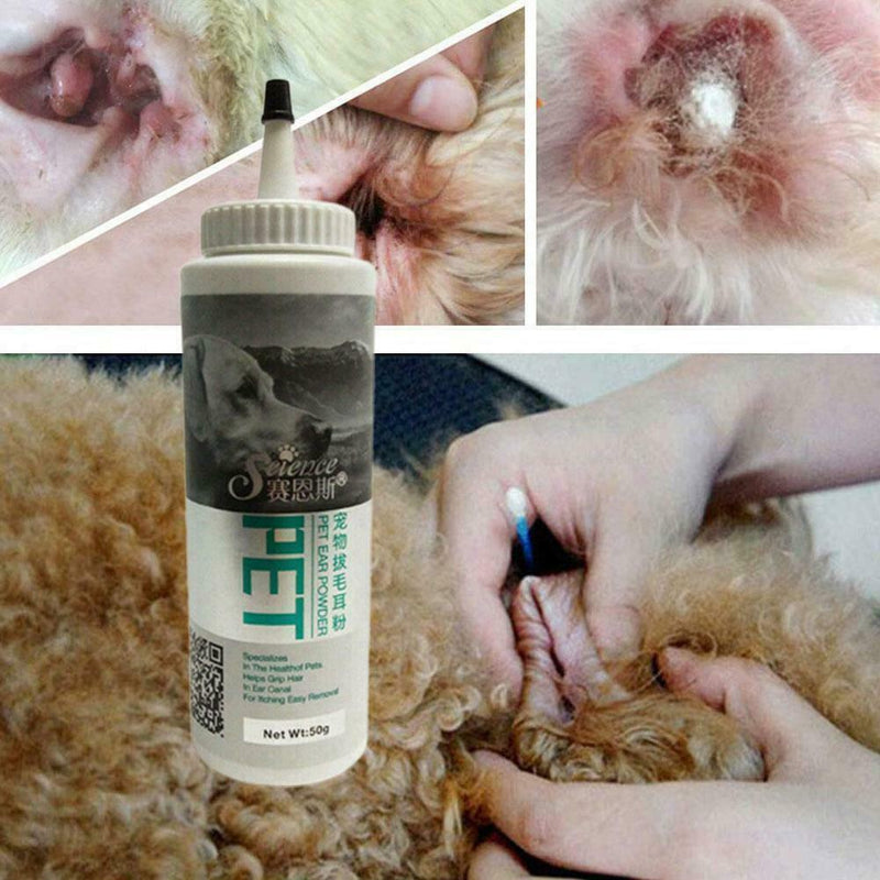 Pet Ear Powder For Dogs and Cats Pet Ear Health Care Hair to NICE Remove H0U5