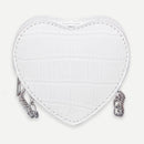 Women PU Leather Chain Crossbody Bag Love Heart Shoulder Messenger Small Handbag