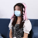 Heatless Spiral Curlers Sleeping Headband Hair Curler Hair Styling (Pink) Newly