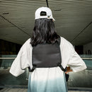 Unisex Streetwear Vest Chest Bag Oxford Cloth Waistcoat Hip Hop Shoulder Pouc