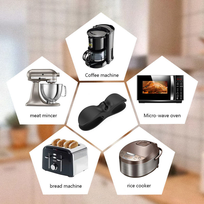 Wire Cable Organizer Holder Cord Wrapper Winder for Kitchen Appliances Comput