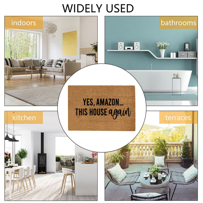 Entry Door Letters Mats Front Door Welcome Carpets Minimalist Style (A) Newly