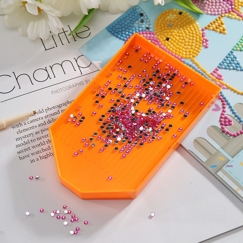 Embroidery Accessory Tray Tools Plastic DIY 5D Art Craft Diamond Painting Plate