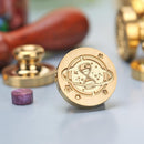 Retro Envelope Wax Seal Stamps Wooden Handle Sealing Wax DIY Crafts (K20) Newly
