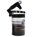 Car Ashtray with LED Light Auto Styling Cigarette Cylinder Holder (Black)
