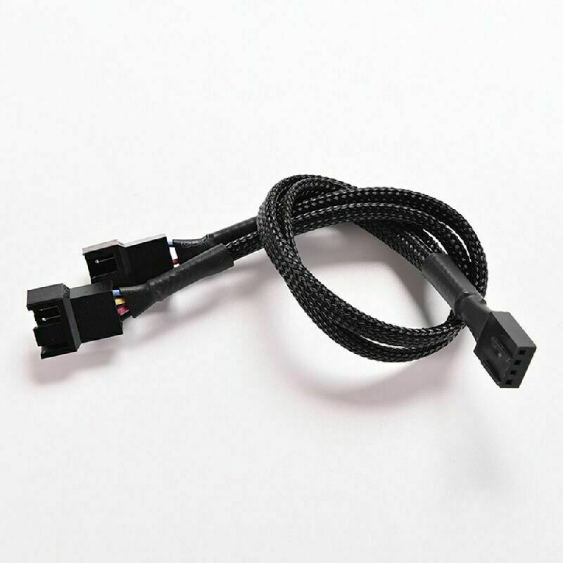 1pc 4 Pin PWM To Dual PWM Power Y-Splitter Adapter Fan Case PC T1Y5 For CPU R8N0