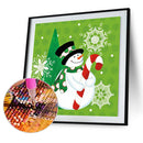 5D DIY Full Round Drill Diamond Painting Snowman Mosaic Rhinestone Drawing