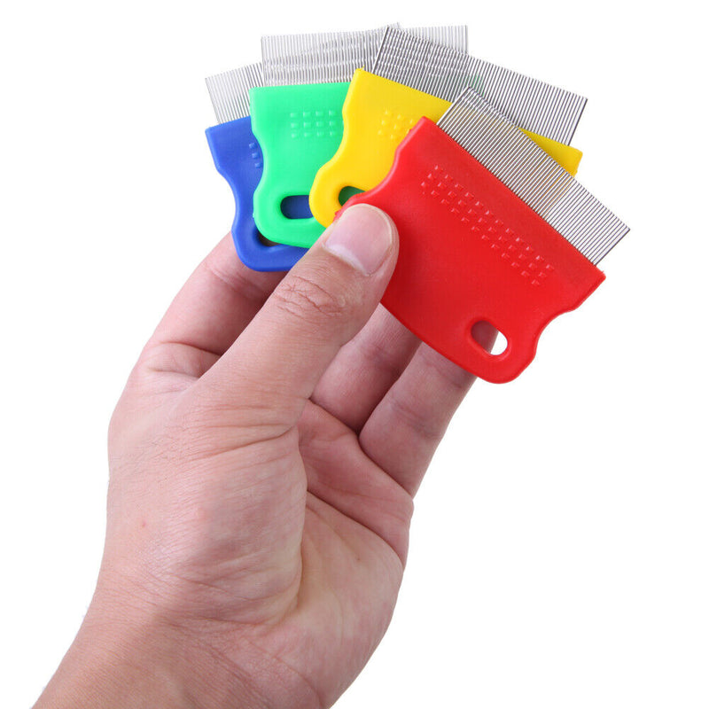 Pet Flea Comb Steel Pin Brush for Dog Cat Kitten Hair Trimmer Grooming Tool