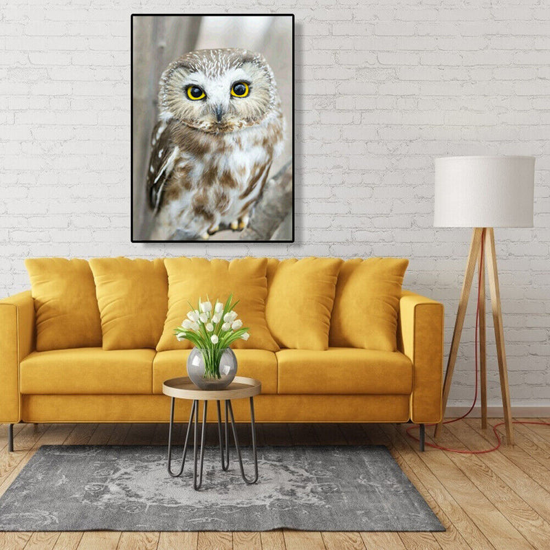 5D DIY Diamond Painting Full Drill Mosaic Kits Owl Cross Stitch Embroidery Decor