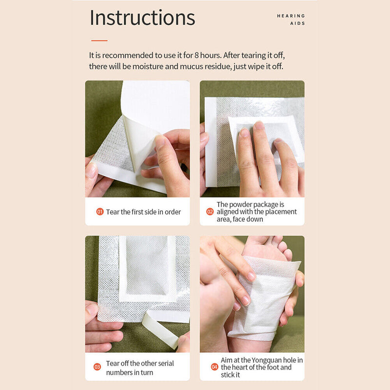 Foot Patches Body Dehumidification Skin-friendly Breathable Pads for Health Care