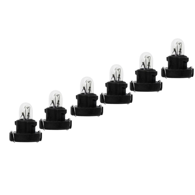 10pcs T3 LED 12V Car Interior Instrument Light Bulbs Dashboard Lamps(Black)