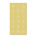144X Spice Jar Labels Stickers Transparent Bottle Lable Accessories Kitchen R3O3