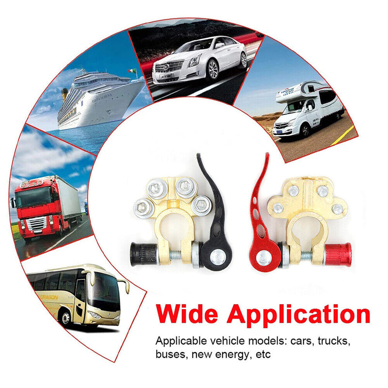Thicken battery clamps, clamps, car top posts, battery, cable connection
