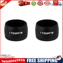2pcs Bike Handlebar Tape Ring Anti-Skid Bicycle Handle Strap Sleeve (Black)