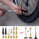 Bike Valve Type Adaptor Bike Wheel Tire Valve Adapter Cap Tube Pump (15pcs)