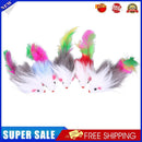 5pcs Soft Cat Toys Mouse Fleece False Funny Cat Kitten Playing Toys