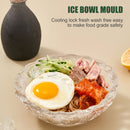 Homemade Ice Bowl Molds DIY Quick-Freezing Creative Container (White S)