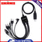 NI5L 8-in-1 USB Programming Walkie Talkie Cable Sets for Baofeng for Mot