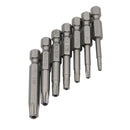 7pcs Woodworking Hex Driver Screwdriver Bit Set Electric Drill Flat Heads