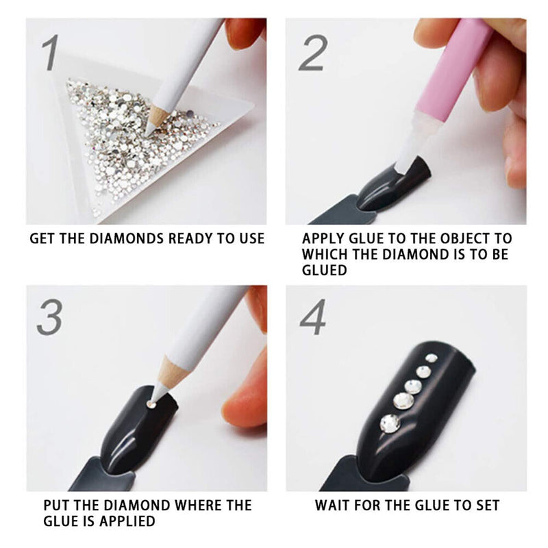 10 Crystal Rhinestones Crystal Mobile Phone Nail Decor DIY Accessories Bags