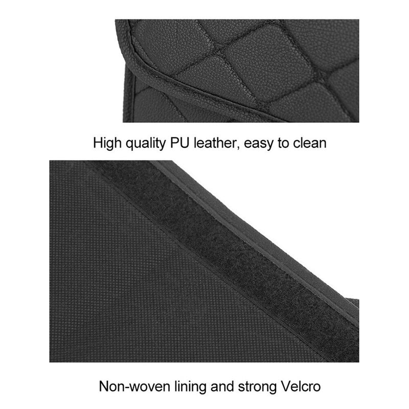 Car Trunk Organizer Multiuse Tools Storage Bag (Large Black+Black Line)