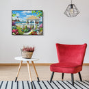 Digital Painting By Numbers Pavilion Hand Painted Canvas Color Drawing Picture