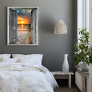 Sunrise DIY Oil Paint by Numbers Coded Hand Painted Acrylic Drawing Home Decor