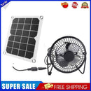5W Solar Panel Powered Fan 6V Mini Ventilator Solar Exhaust Fan for Dog House