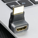 90 Degree HDMI-compatible Adapter for HDTV Projetor Laptop Male to Female C