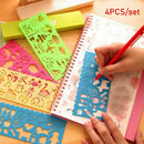 Drafting Tools Stationery For Students Learning Draw Pictures Geometric Ruler