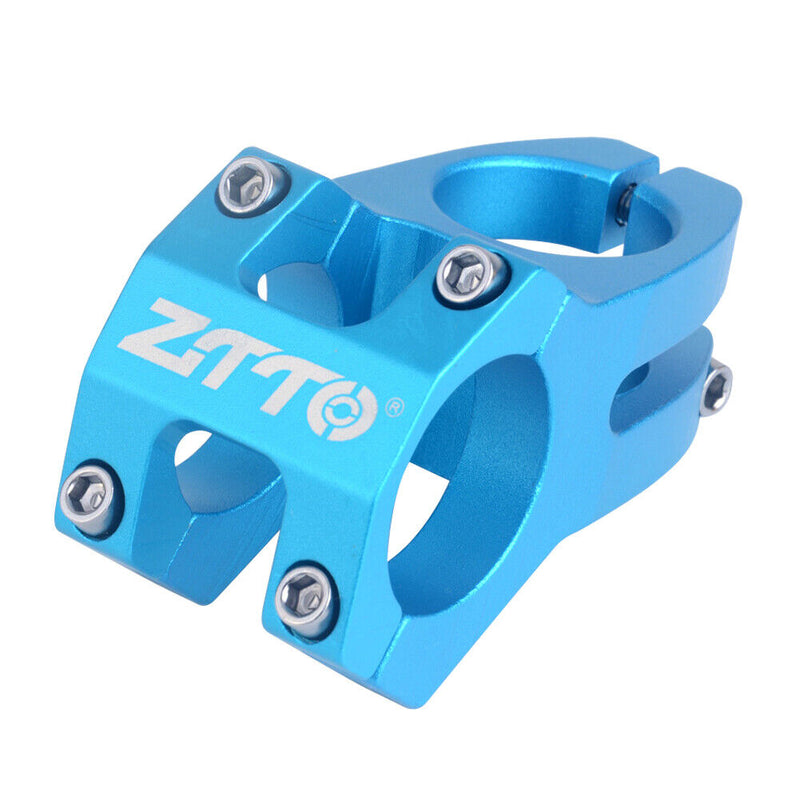 ZTTO Cycling Stem Bicycle Aluminium 31.8mm MTB Bike Handlebar Stem (Blue) Newly