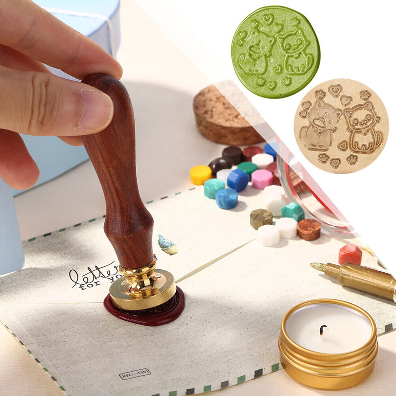 Retro Animal Sealing Wax Stamp Replace Copper Head for Invitations Scrapbooking