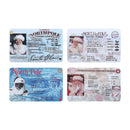 Licence Santa's Sleigh Lost Driving License Christmas Decorations Santa License