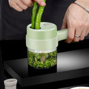 Food Processor Wireless Vegetable Chopper 2 in 1 Electric Vegetable Cutter Set