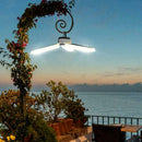 Solar Powered LED Bulb Light USB Rechargeable Portable Tent Outdoor lamp B8Y5