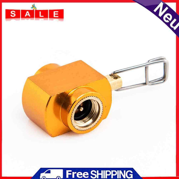 Portable Outdoor Camping Gas Refill Valve Adapter Gas Tank Converter Replacement