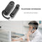 Corded Phone Wall Mountable Landline Telephone Big Button for Home (Black)