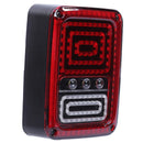 2PCS LED taillight 2nd generation EU for Jeep Wrangler 07-16/07-15 brake flashing