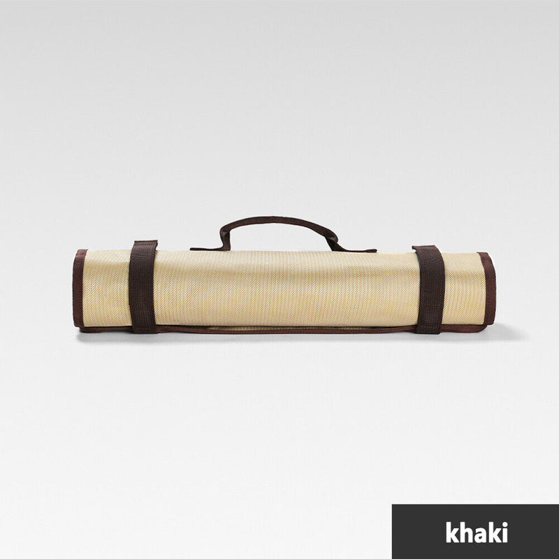 Camping Ground Nails Storage Bag Wind Rope Hammer Peg Holder Bags (Khaki) Newly