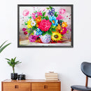 Flowers Cross Stitch Embroidery Kits DIY 11CT Stamped Picture Needlework Arts